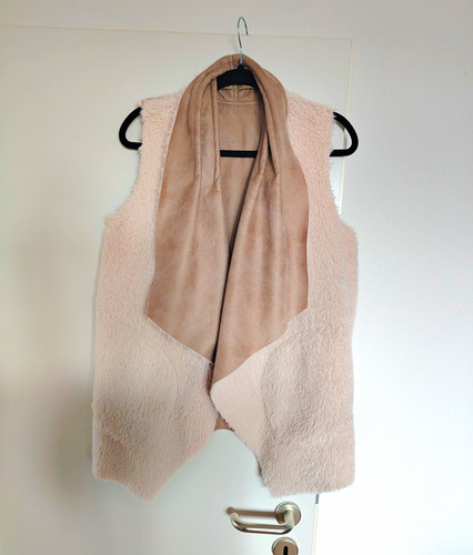 Damen teddyfell weste - damen,