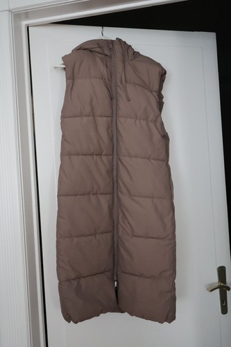 Lange steppweste mit - ,