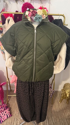 Steppweste damen olive grün - steppweste,