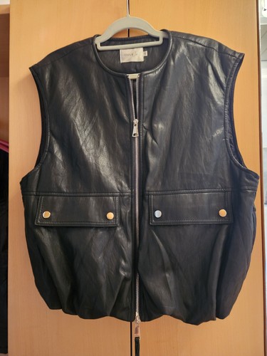 Damen weste weiches schwarzes - weiches,