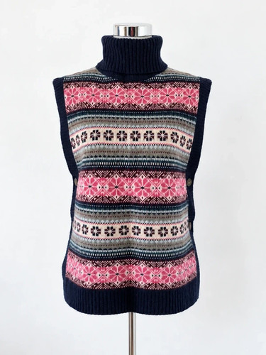Fair isle sleeveless - isle, roll