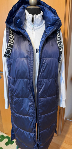 Lange steppweste damen von