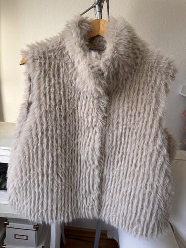 Stylishe fell weste - "fell"-weste, von