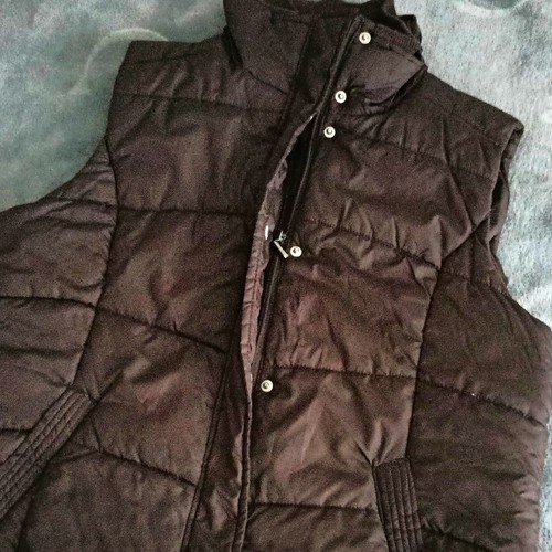 Damen steppweste braun m - damen,