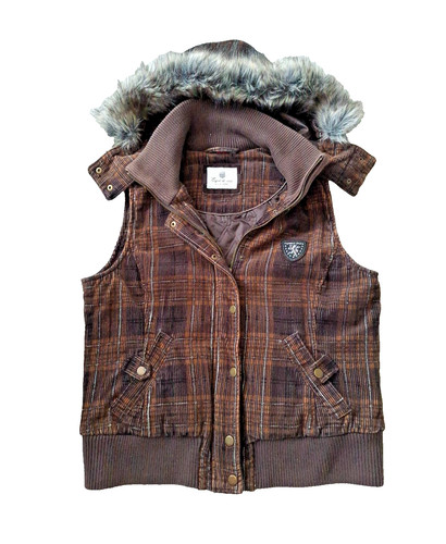 Esprit cord weste mit - cord-weste,