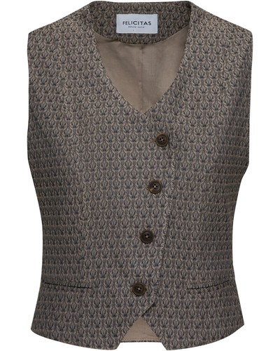 Felicitas jacquard weste - felicitas, jacquard-weste