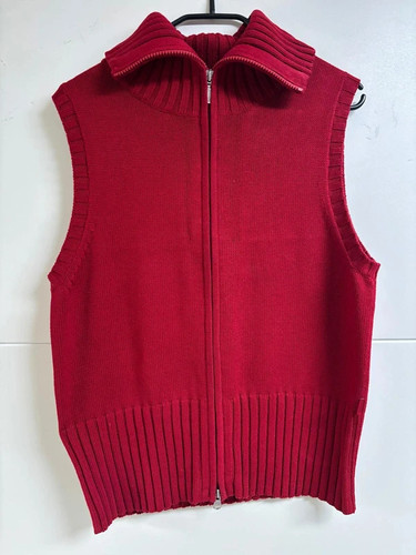 Damen strickweste rot - strickweste,