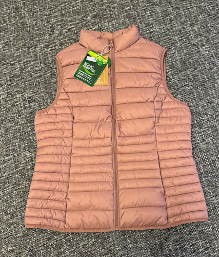 Damen steppweste l - steppweste, rosa