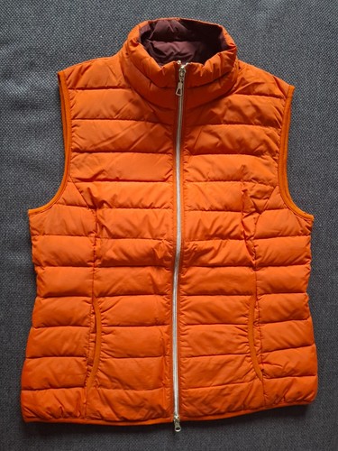 Steppweste dunkelorange damen - steppweste,