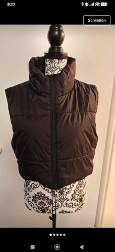 Damen steppweste schwarz s - steppweste,