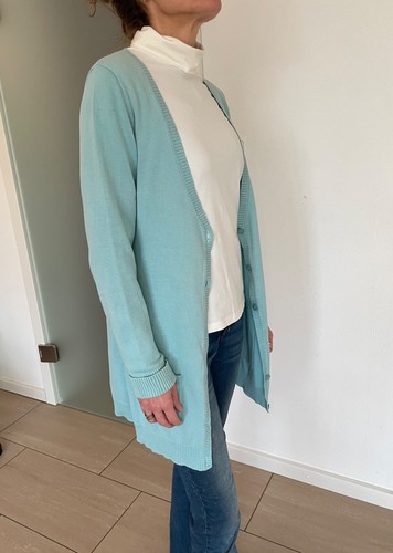 Longweste hellblau 38 - hellblau,