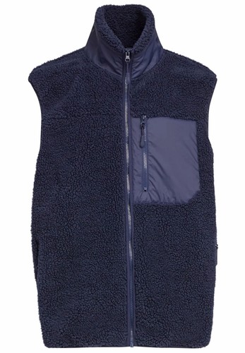 Urban teddy vest navy unisex - teddy,