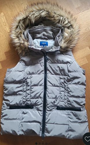 Weste cecil grau mit - gr.l,,