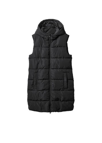 Damen steppweste schwarz m - schwarz, gr.m