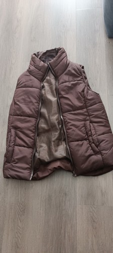 Damen braune steppweste puffer - braune,
