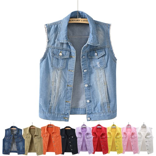 Modische damen jeansweste - damen,